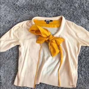 DKNY bow sweater